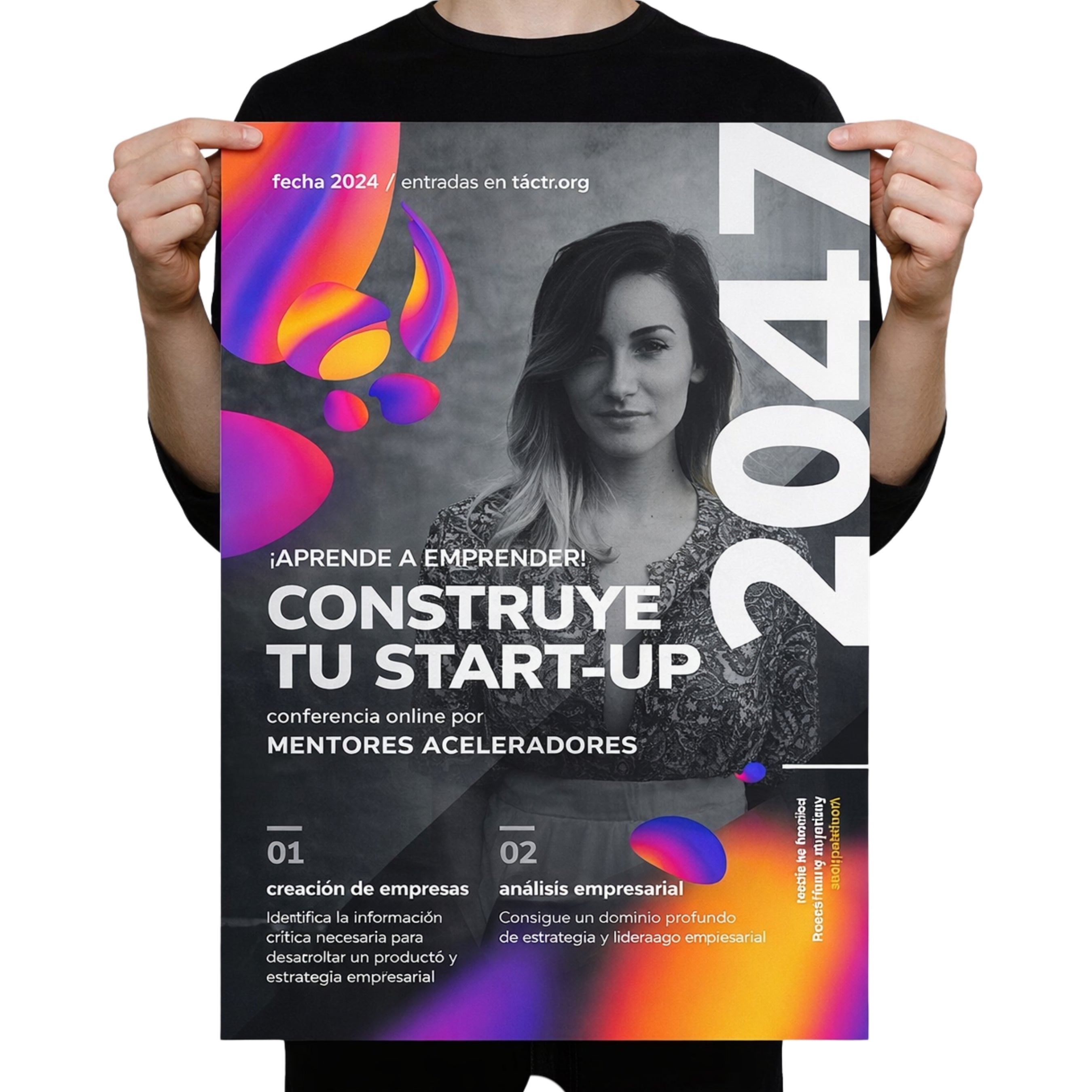 Flyers publicitarios Carteles A3 personalizados para eventos, marcas y empresas.