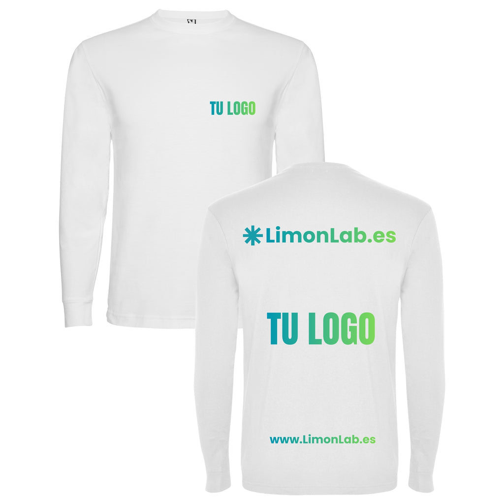 Camisetas manga larga de chico personalizadas con DTF y vinilo (alta calidad) para eventos,  fiestas y empresas