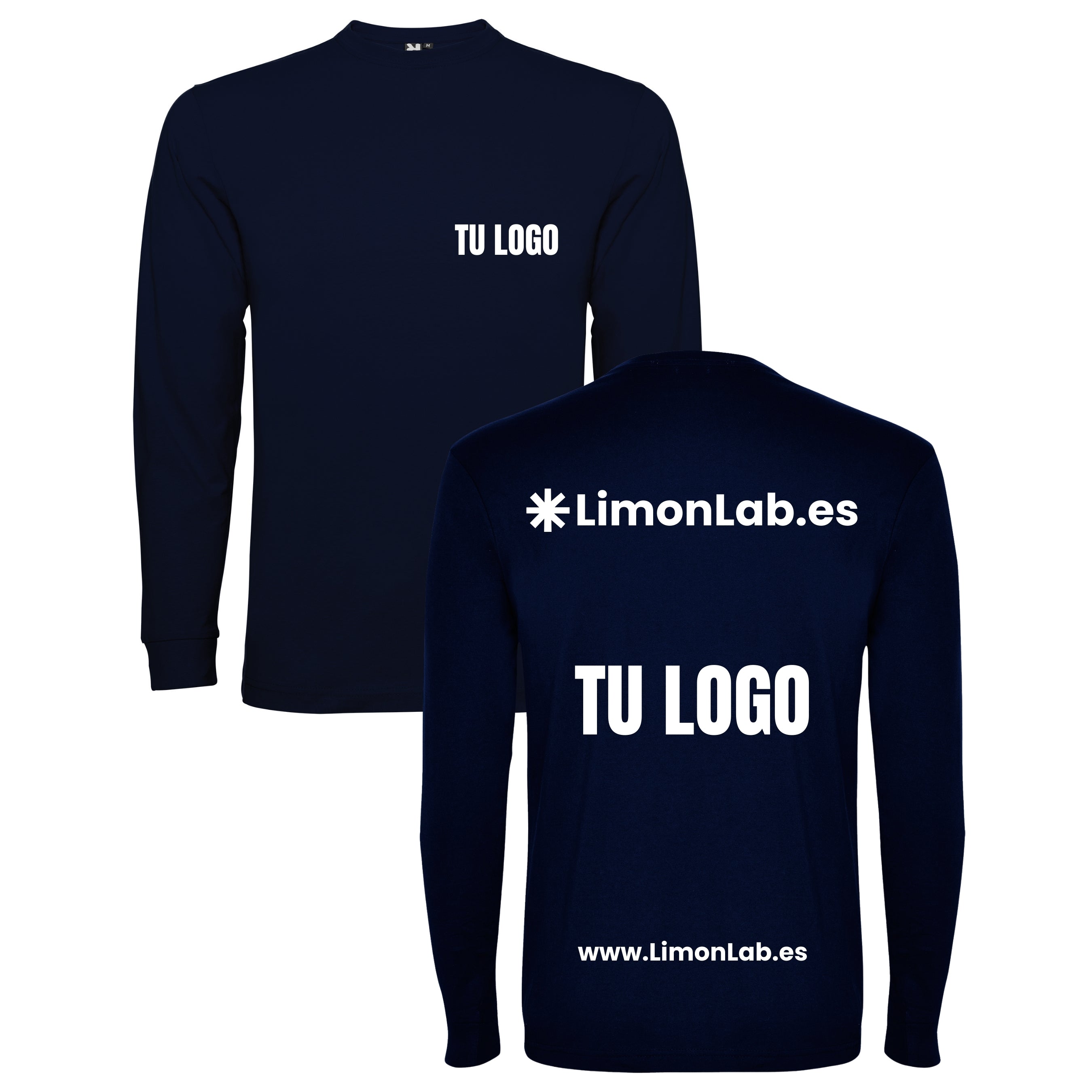 Camisetas manga larga de chico personalizadas con DTF y vinilo (alta calidad) para eventos,  fiestas y empresas