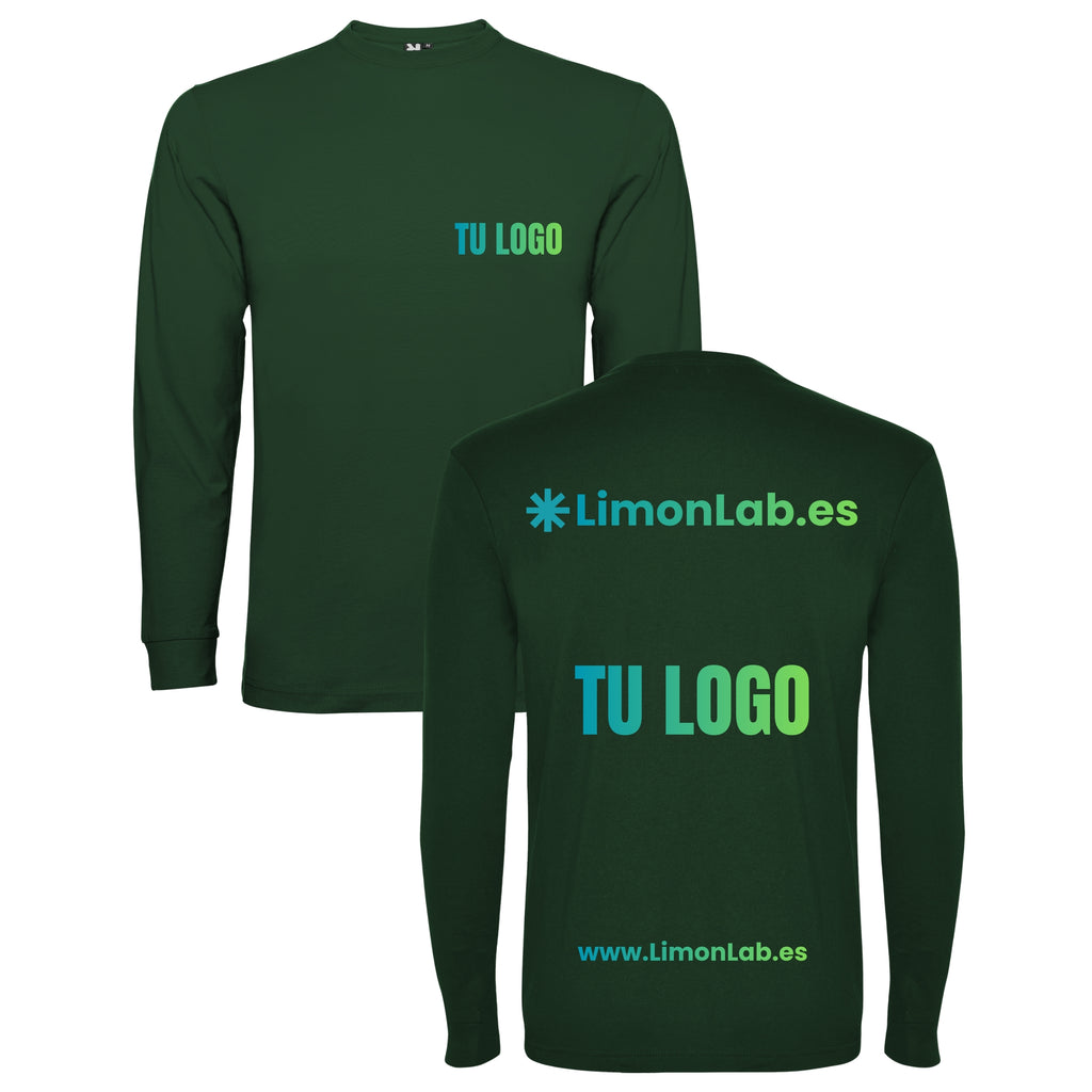 Camisetas manga larga de chico personalizadas con DTF y vinilo (alta calidad) para eventos,  fiestas y empresas