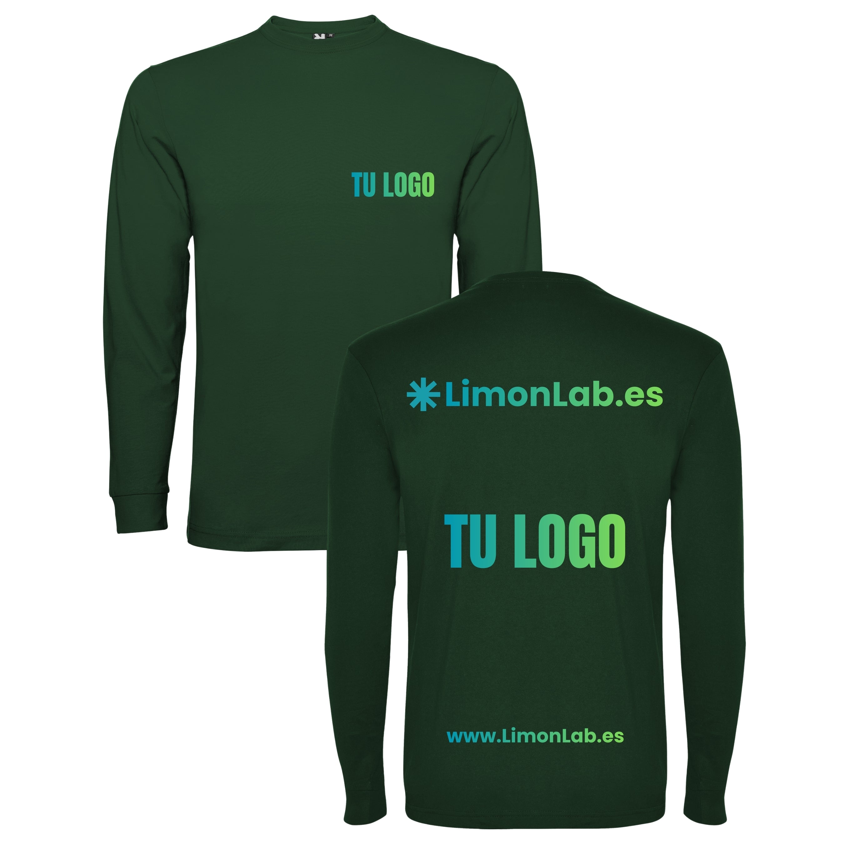 Camisetas manga larga de chico personalizadas con DTF y vinilo (alta calidad) para eventos,  fiestas y empresas