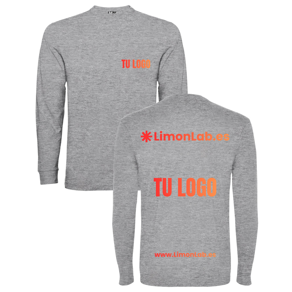 Camisetas manga larga de chico personalizadas con DTF y vinilo (alta calidad) para eventos,  fiestas y empresas