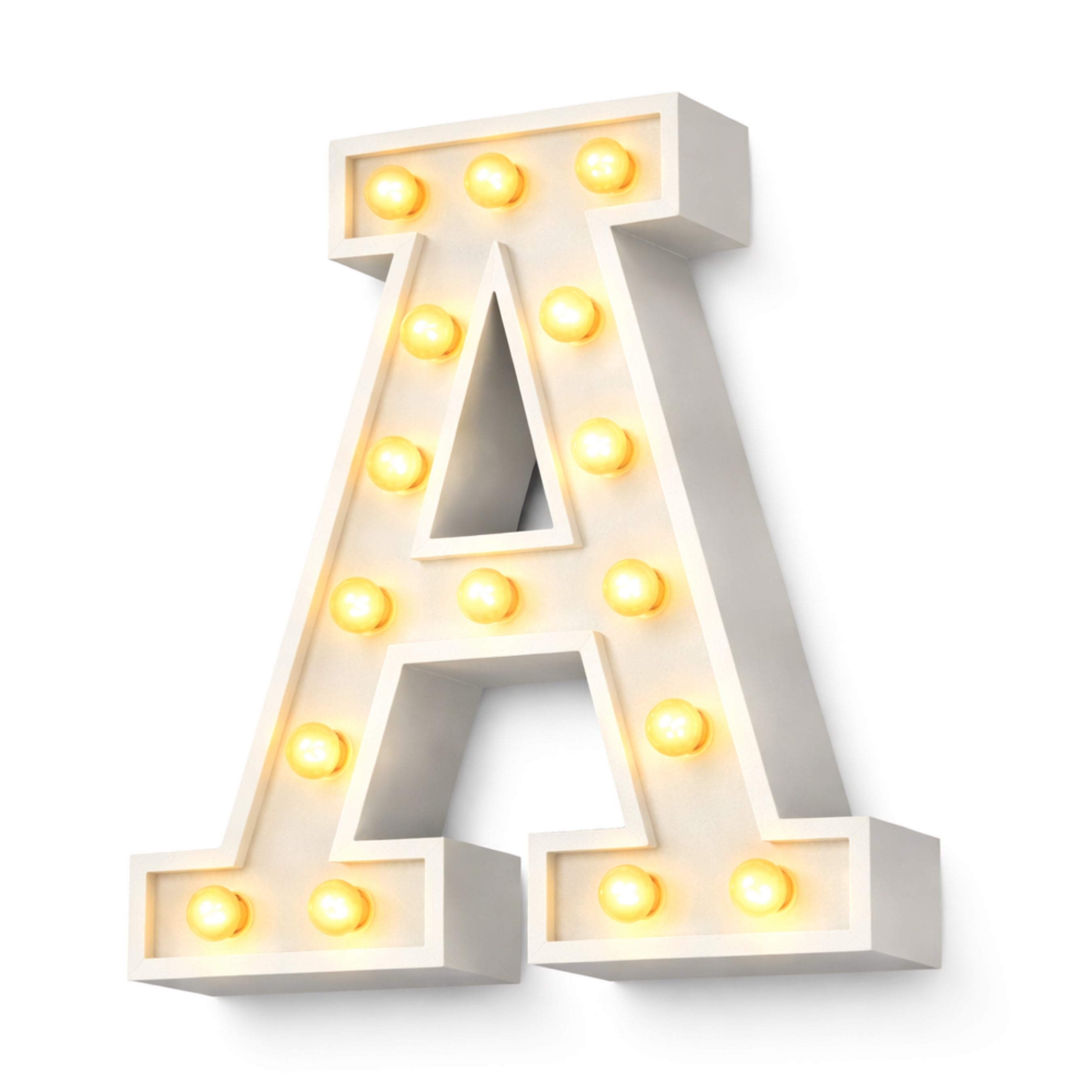 Letras Gigantes con Bombillas LED personalizadas para Bodas y eventos (Personalizables) | letras Iniciales para boda XXL 100 cm
