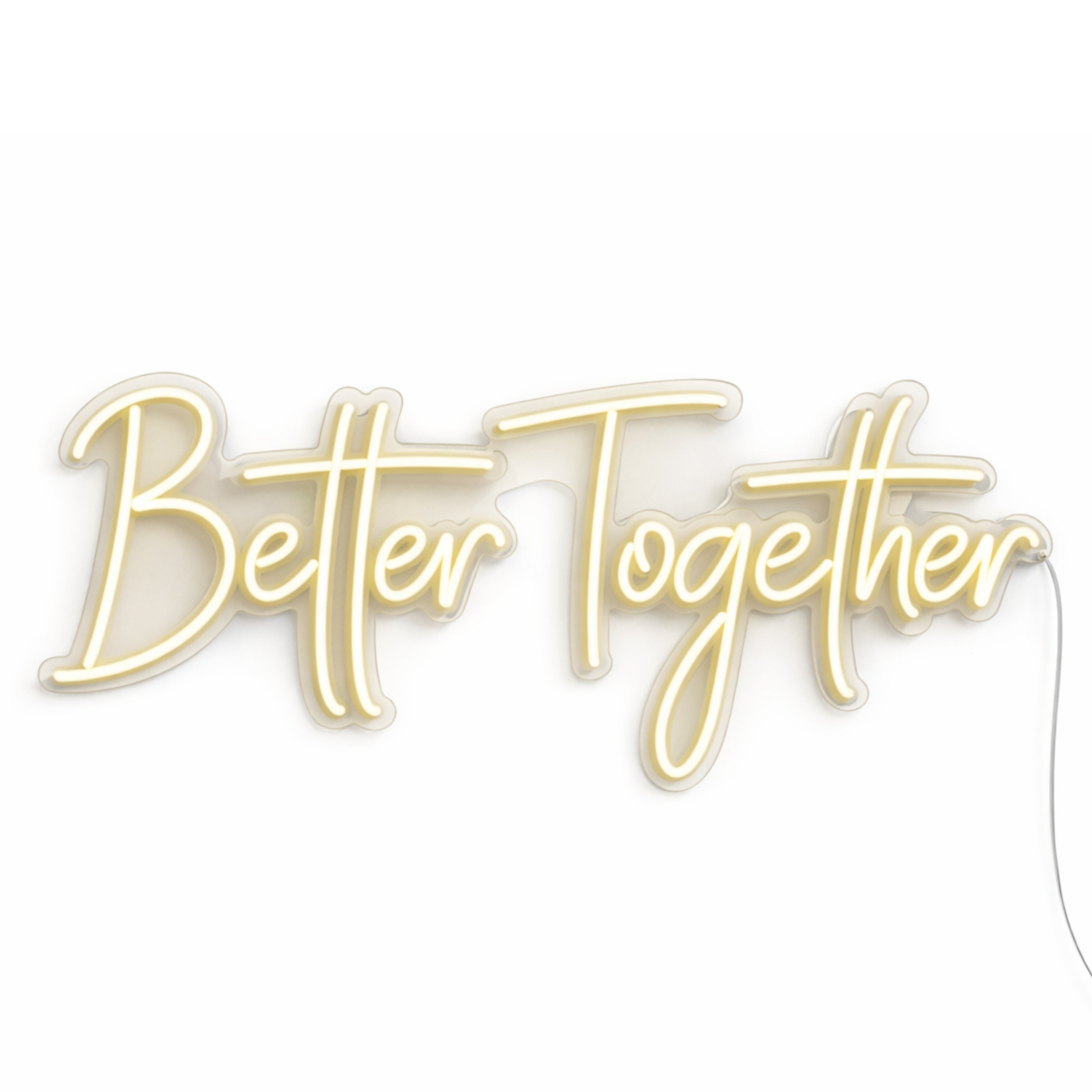 Neón LED “Better Together” (Edición Romantic Glow) Decoración premium para hogares y negocios.