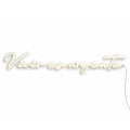 Neón LED “Vivir es urgente” (Edición Script Premium) Decoración premium para hogares y negocios.