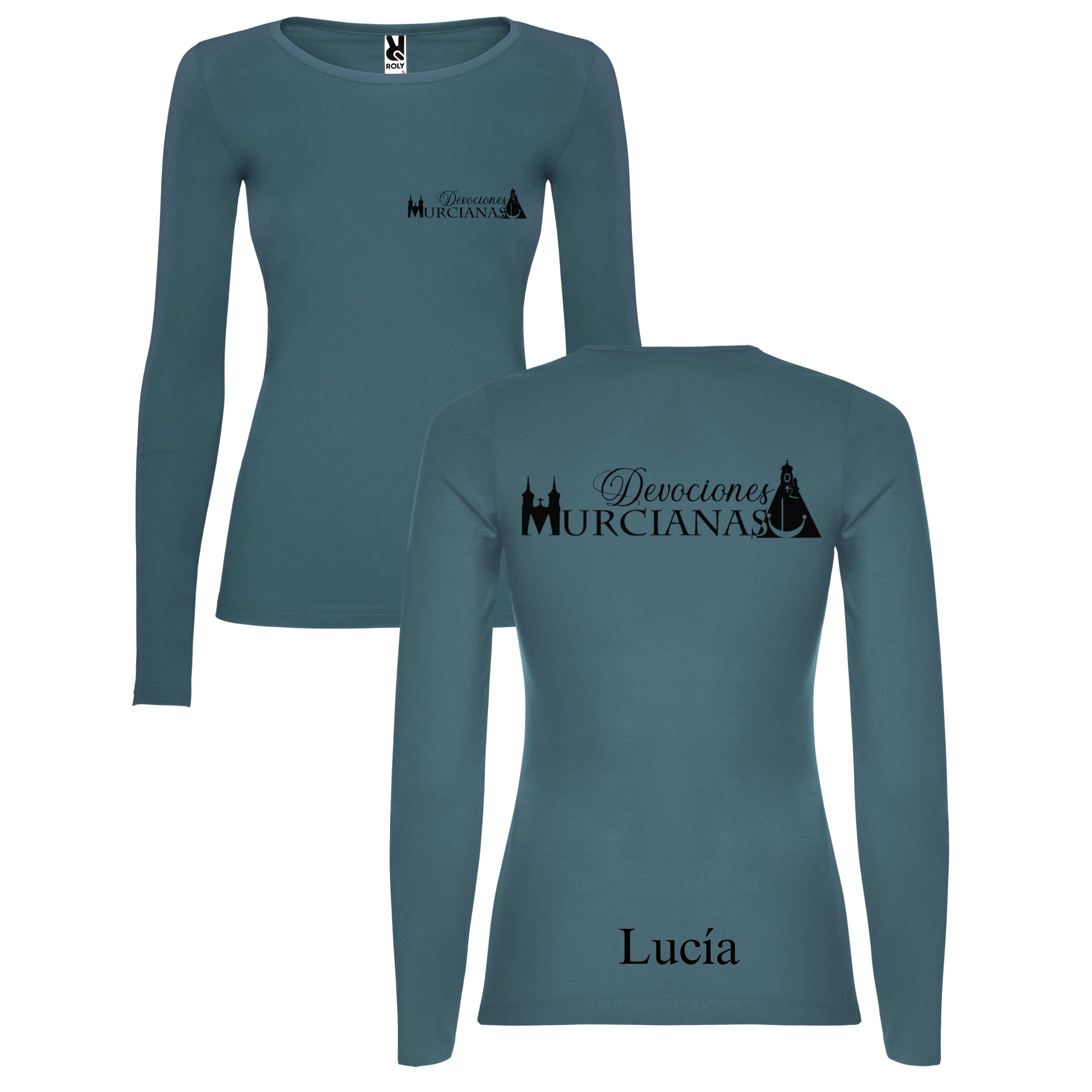 Camisetas manga larga de chica personalizadas con DTF y vinilo (alta calidad) para eventos,  fiestas y empresas