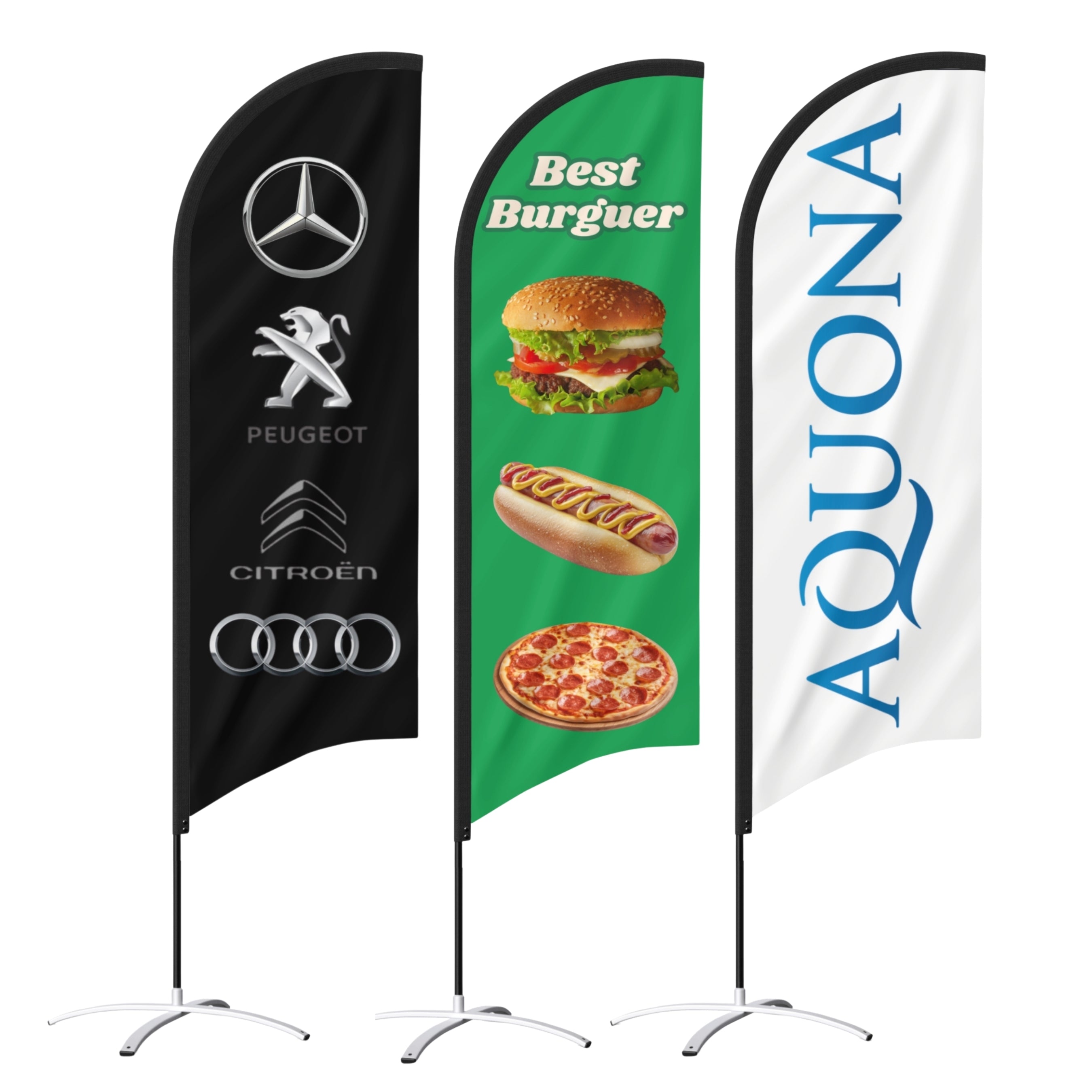 Bandera Publicitaria Personalizada / Vela Publicitaria Personalizada + mochila.