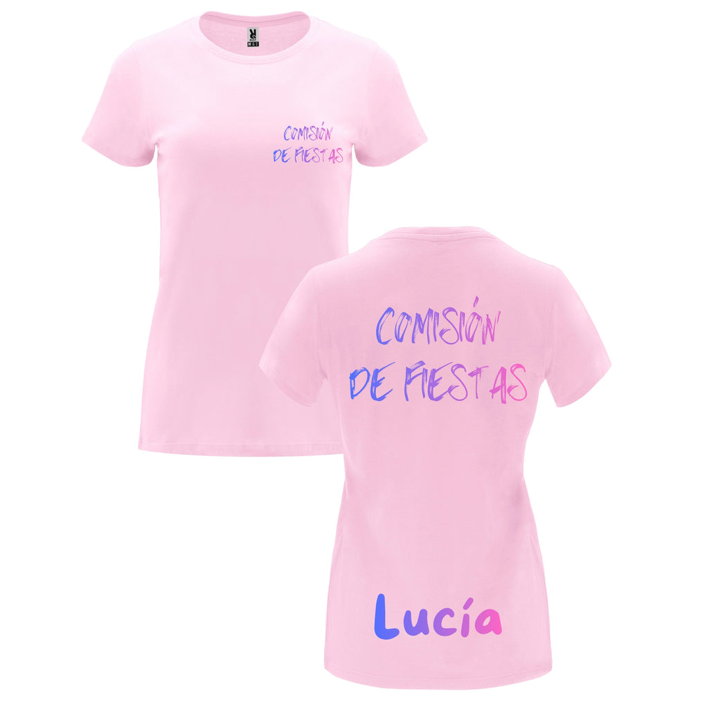 Camisetas de chica personalizadas con DTF y vinilo (alta calidad) para eventos,  fiestas y empresas