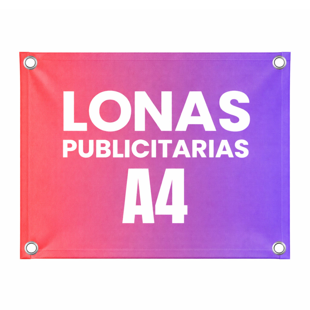 Lona publicitaria de alta calidad impresa personalizada para escaparates y negocios A4, A3, A2, A1, A0,
