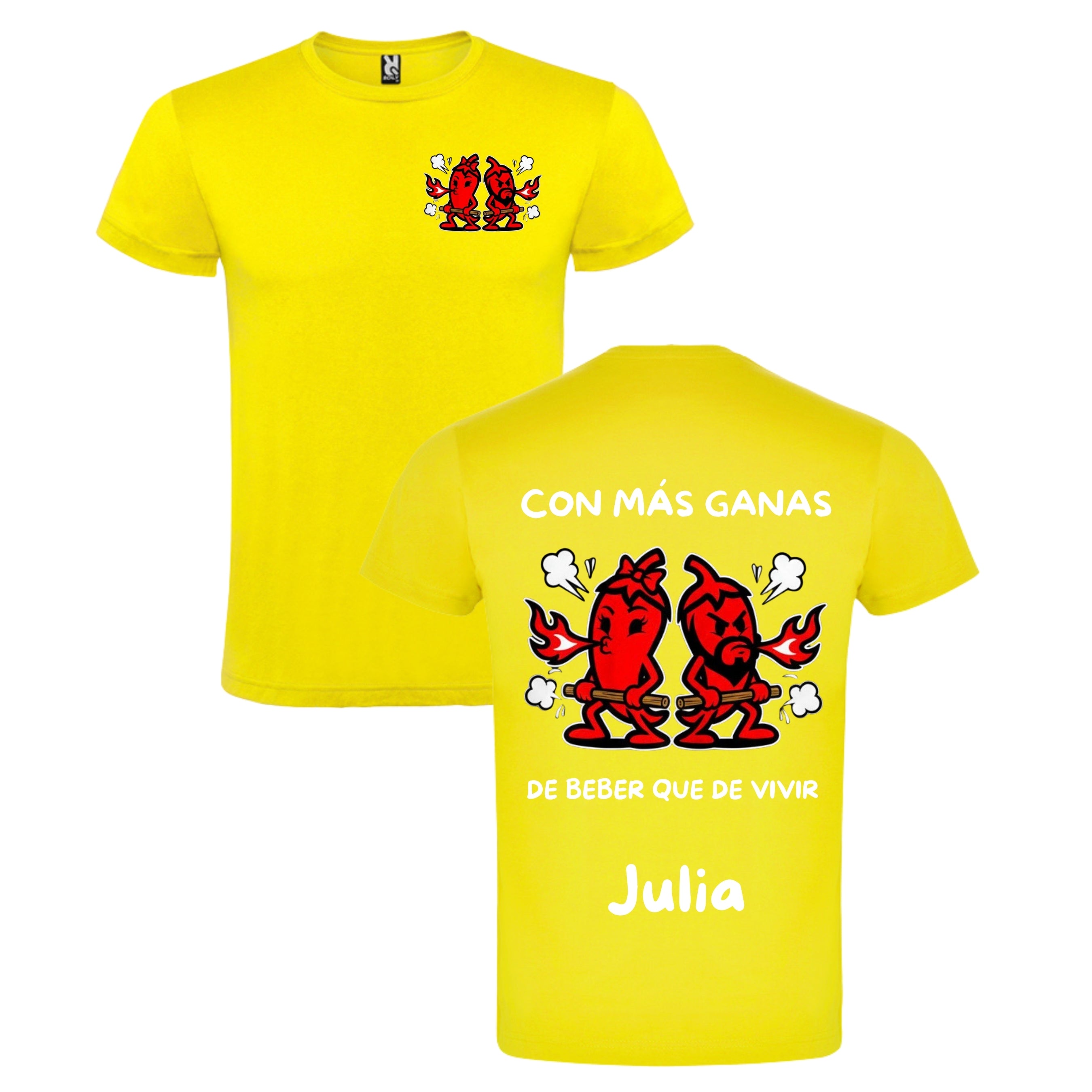 Camisetas de chico personalizadas con DTF y vinilo (alta calidad) para eventos,  fiestas y empresas