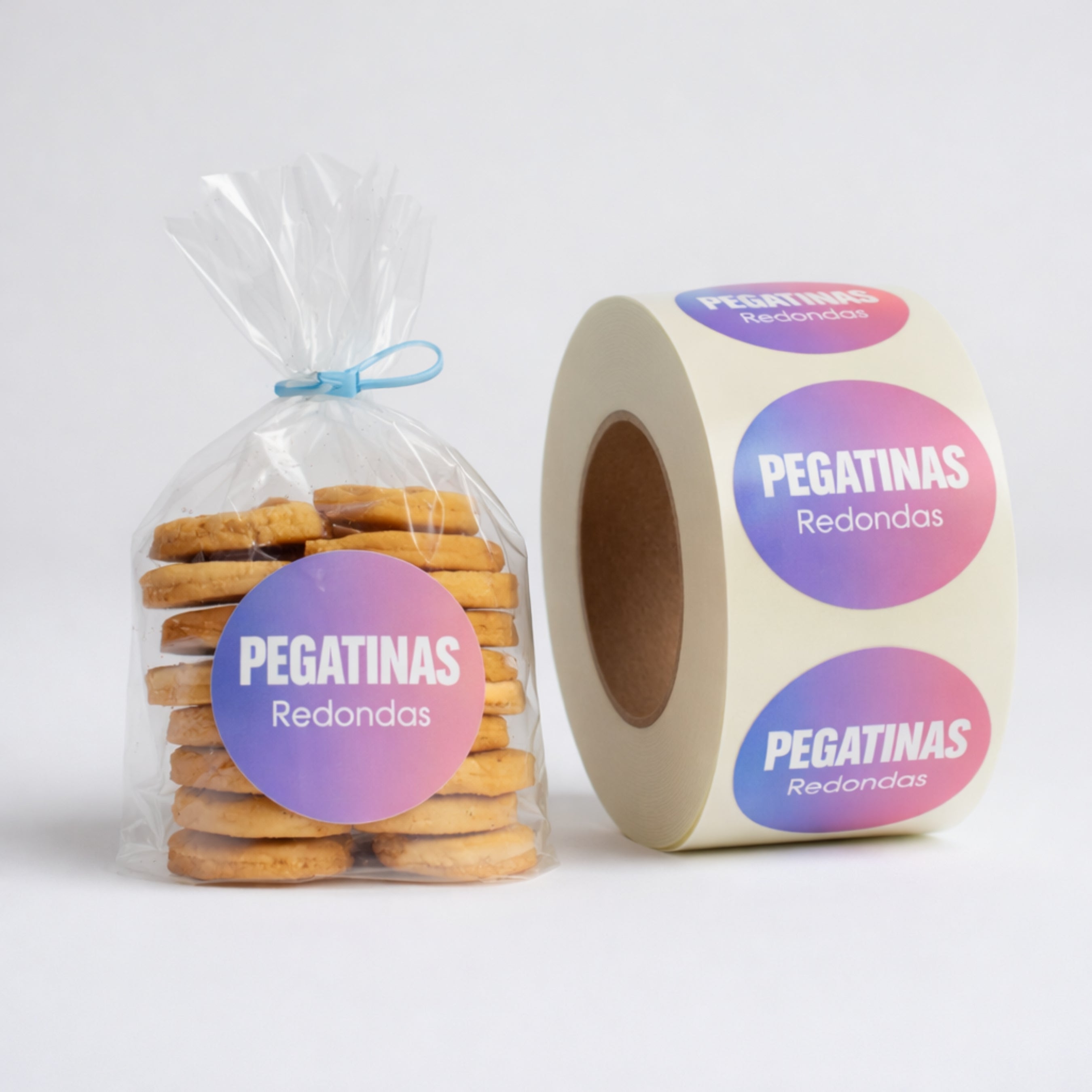 Pegatinas redondas personalizadas | Para negocios, empresasy eventos