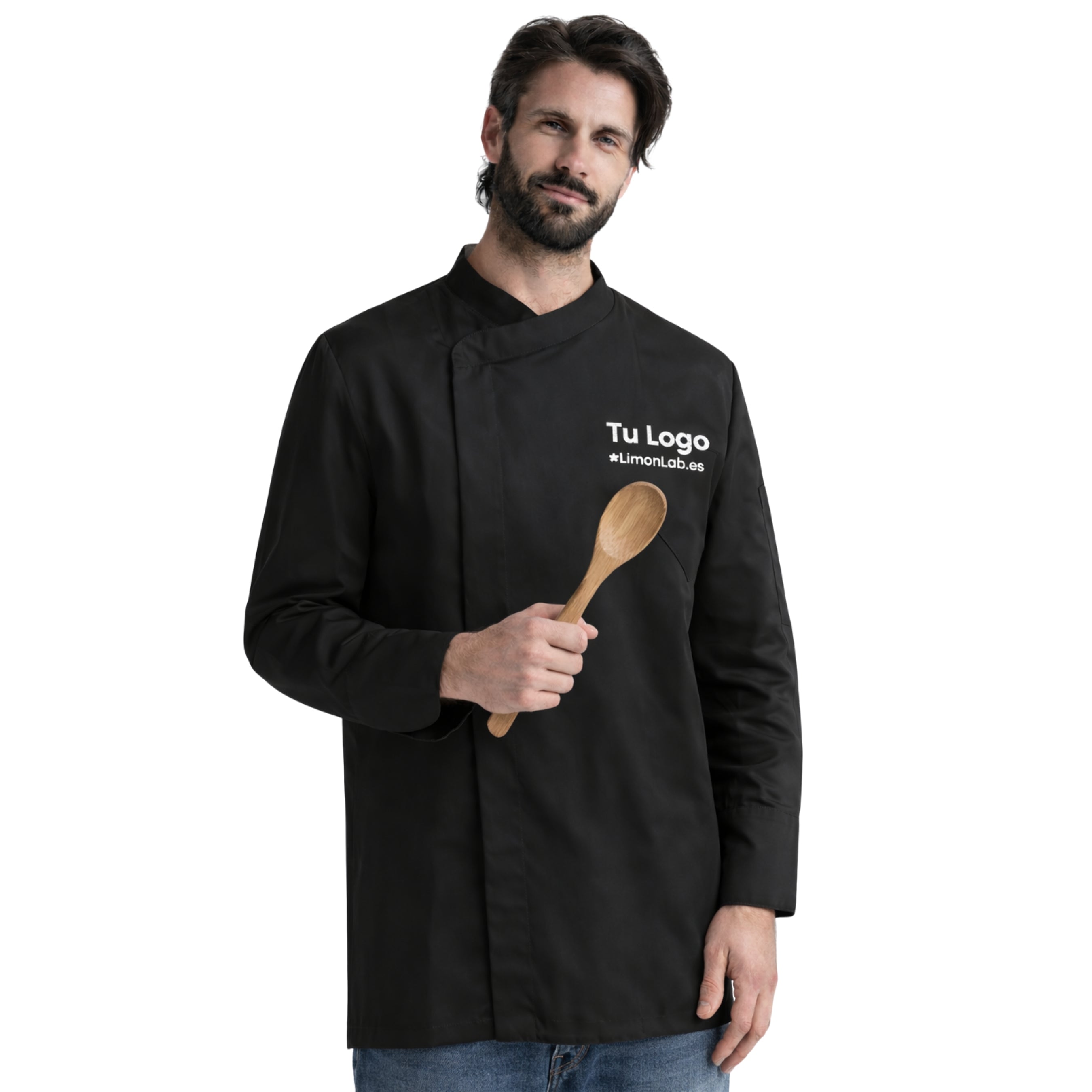 Chaqueta de Cocina Chef Unisex Personalizada con Logo | Profesional y Transpirable  Ideal Hostelería, Bar y Cocina