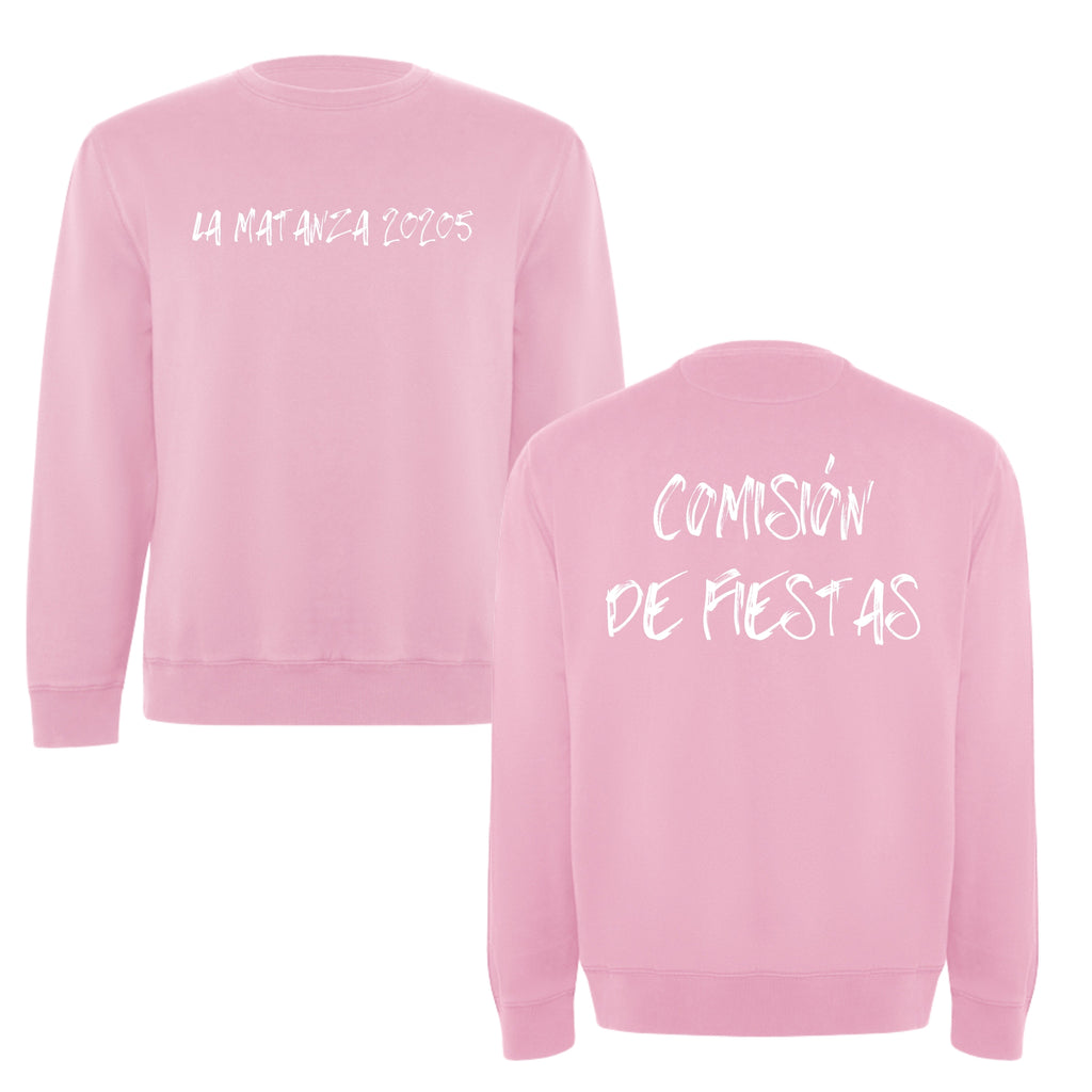 Sudadera Personalizada Premium en oferta | Cuello Redondo personalizada | Negra / Blanca / Rosa