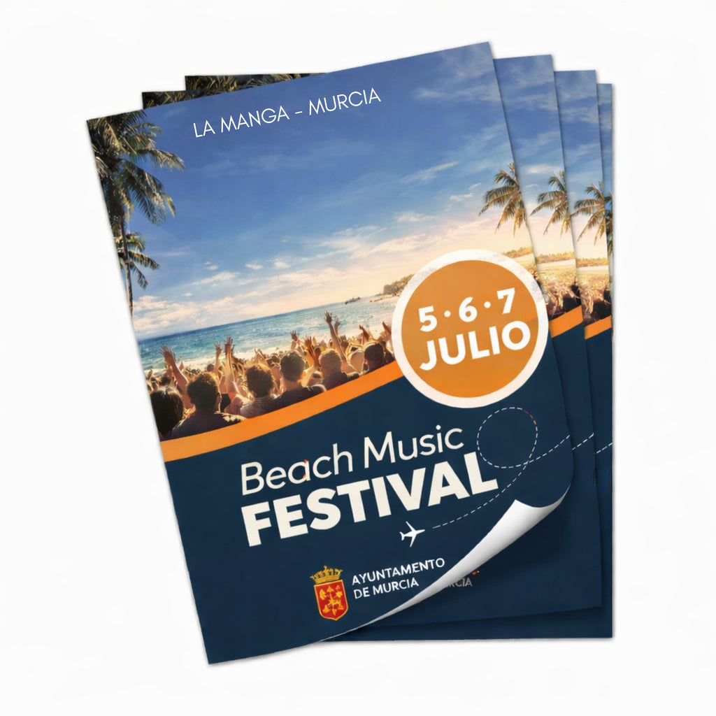 Advertising flyers. Custom A3 posters for events, brands and companies.