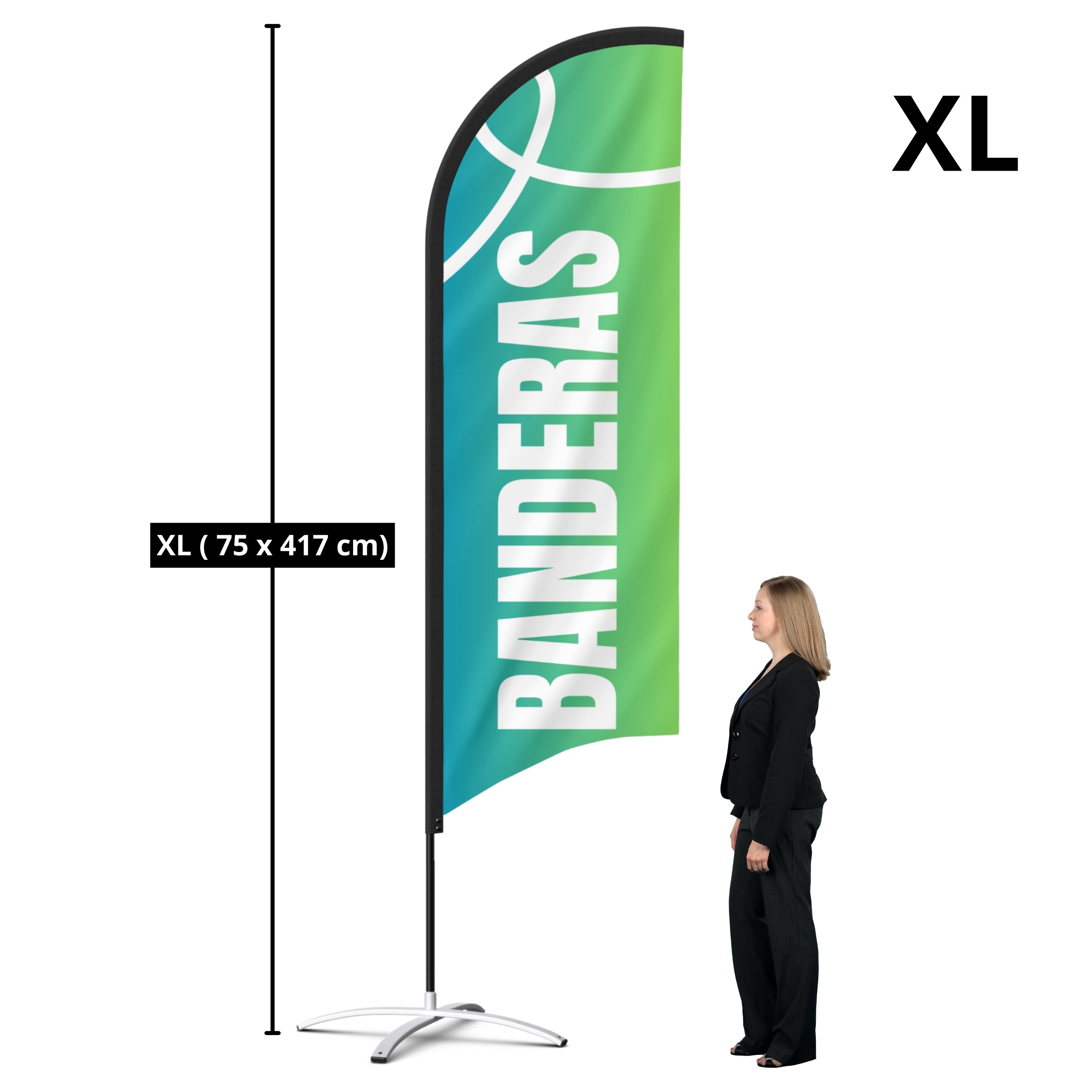 Bandera Publicitaria Personalizada / Vela Publicitaria Personalizada + mochila.