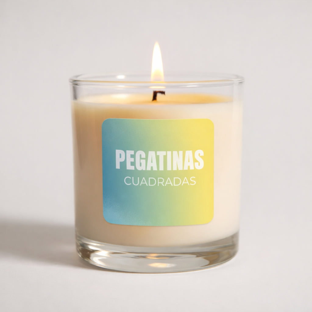 Pegatinas cuadradas con bordes redondos personalizadas | Para negocios y eventos