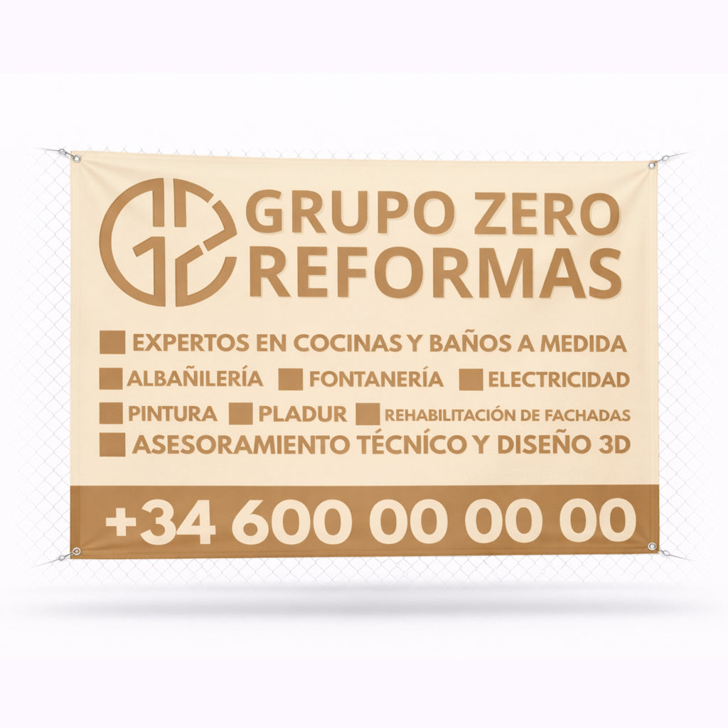Lona publicitaria de alta calidad impresa personalizada para escaparates y negocios A4, A3, A2, A1, A0,