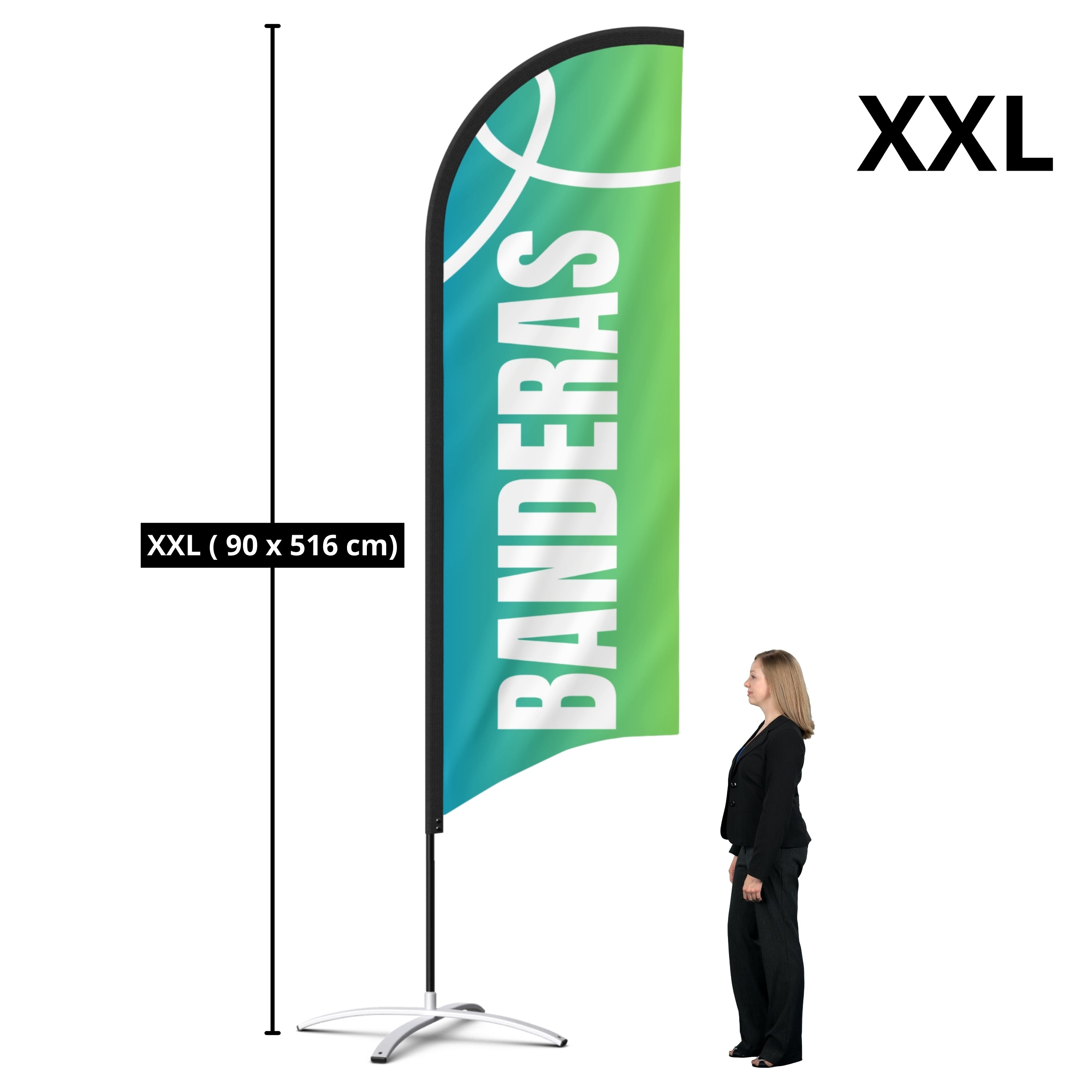 Bandera Publicitaria Personalizada / Vela Publicitaria Personalizada + mochila.