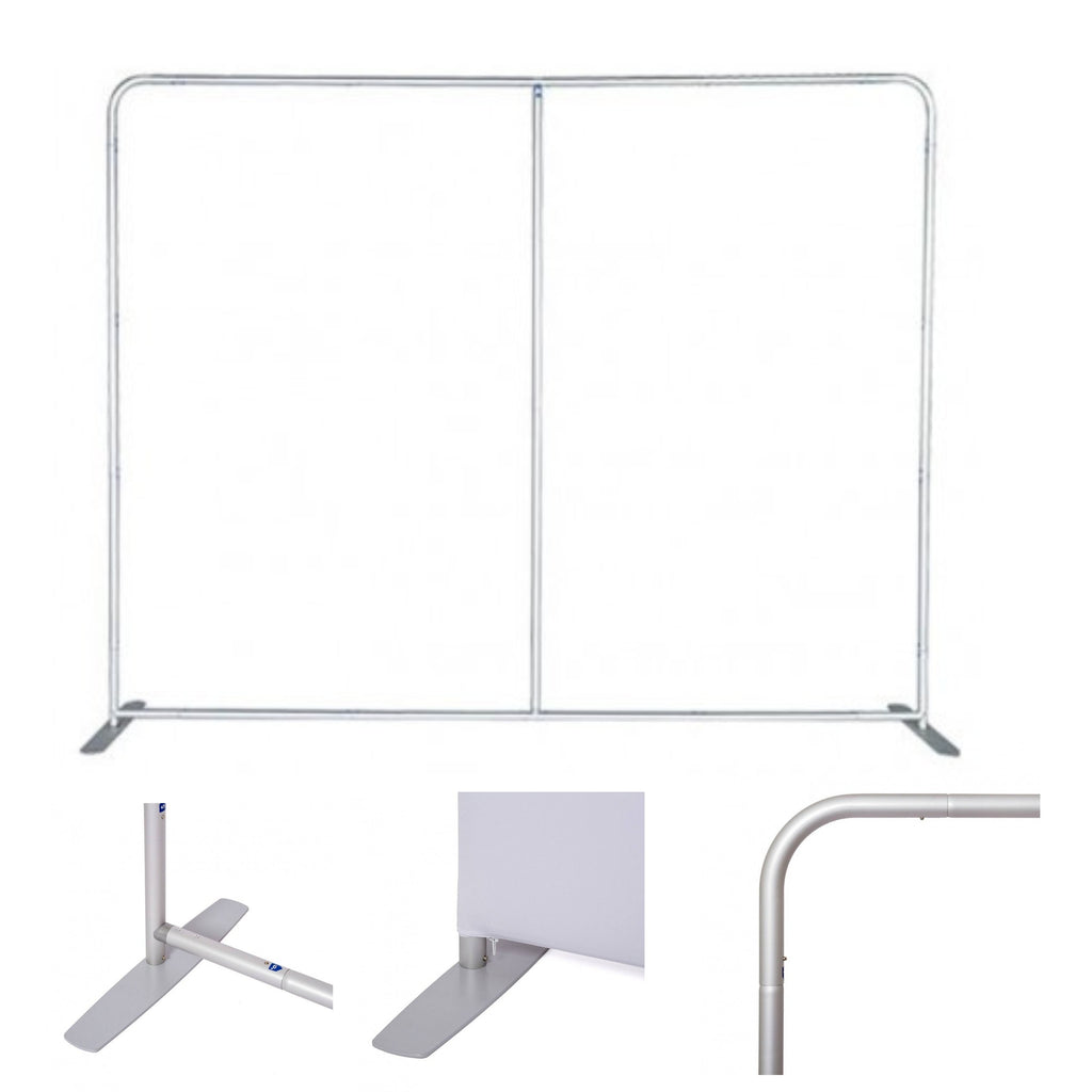 Photocall tubular personalizado Estructura desmontable para eventos, ferias, presentaciones y congresos.