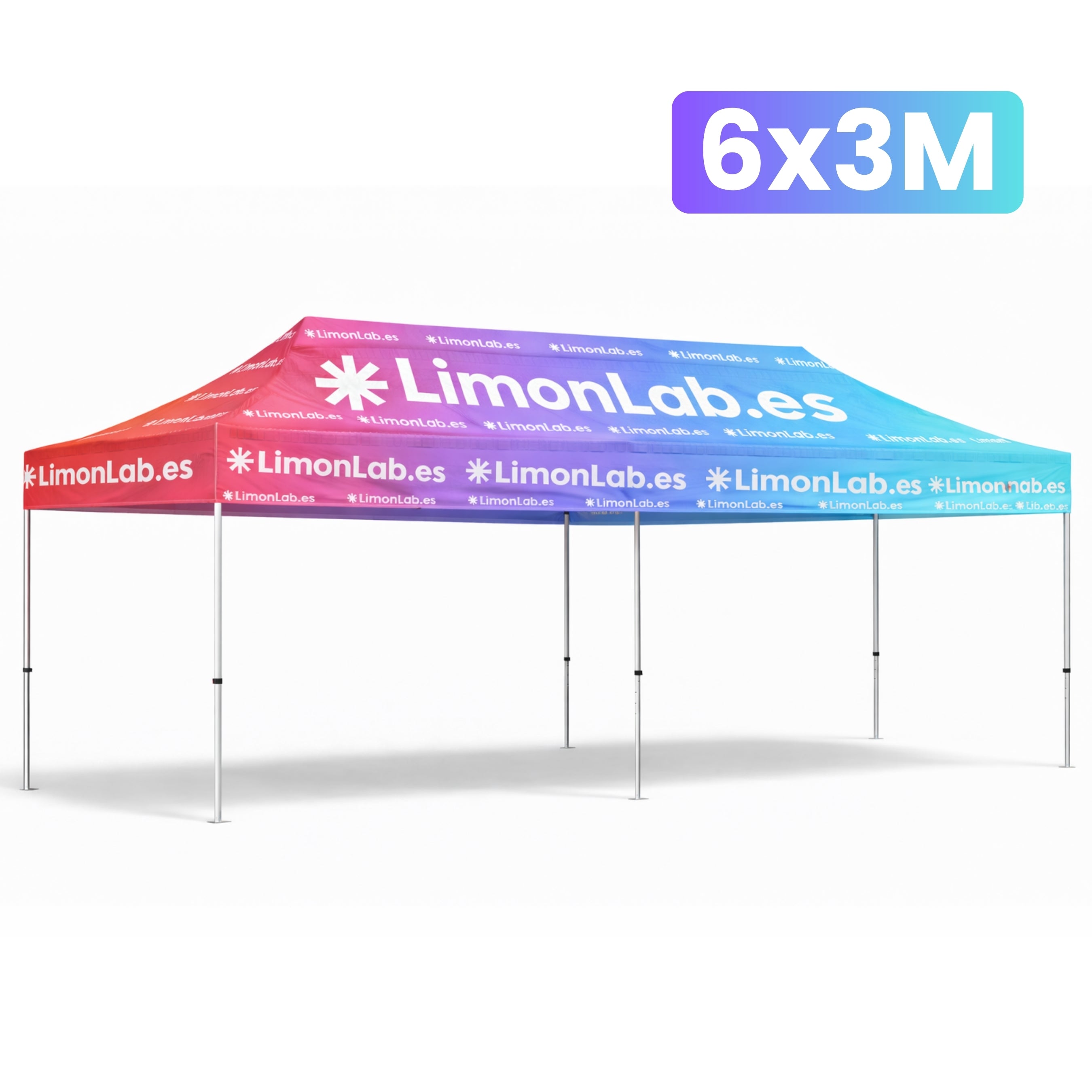 Carpas para eventos personalizadas Impermeable hasta 6x3 metros