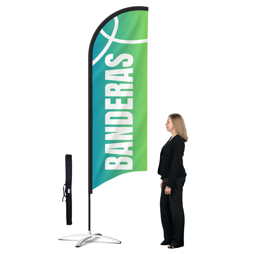 Bandera Publicitaria Personalizada / Vela Publicitaria Personalizada + mochila.